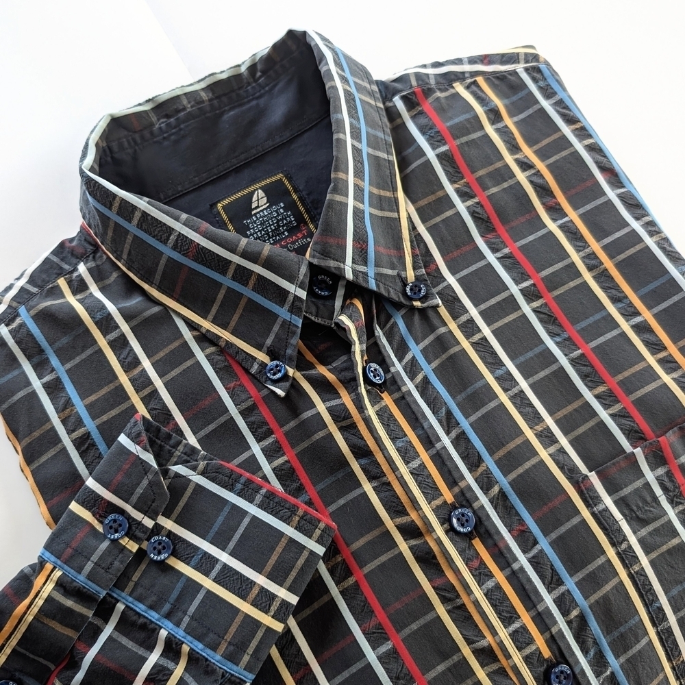 Green Coast Yachting Outfits Technical Button Down Shirt Size XXL